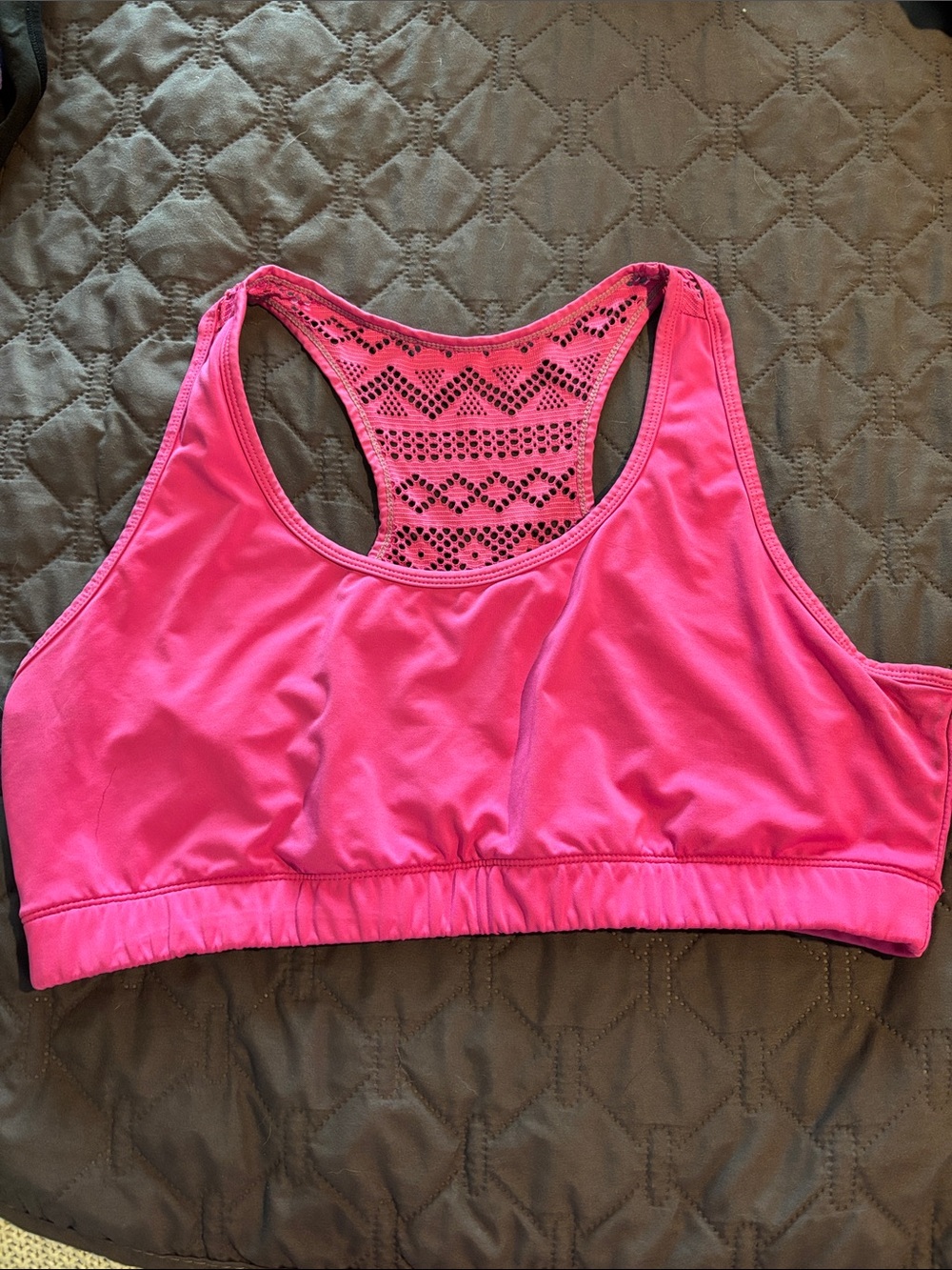 Women’s Zyia Hot Pink Racerback Sports Bra